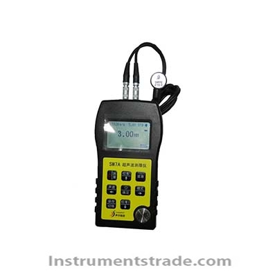 SW7A ultrasonic thickness meter for Steel, cast iron, aluminum, copper, zinc