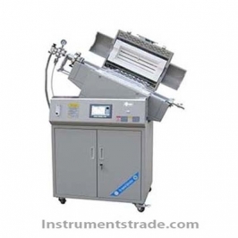 NBD-RT1200-100IT medium vacuum atmosphere rotary sintering furnace for Burn-in of magnetic materials