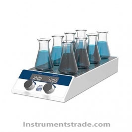 HS-8 eight-channel heating magnetic stirrer with Brushless DC motor