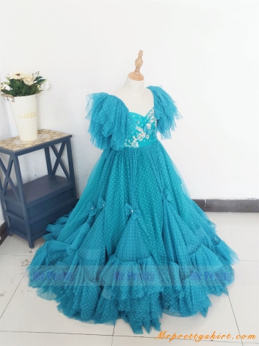 tiffany blue girls dress