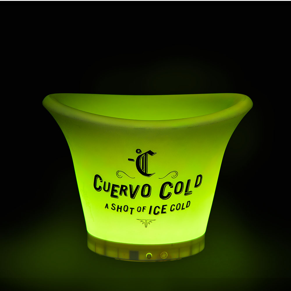 PE LED ice bucket for bar and party