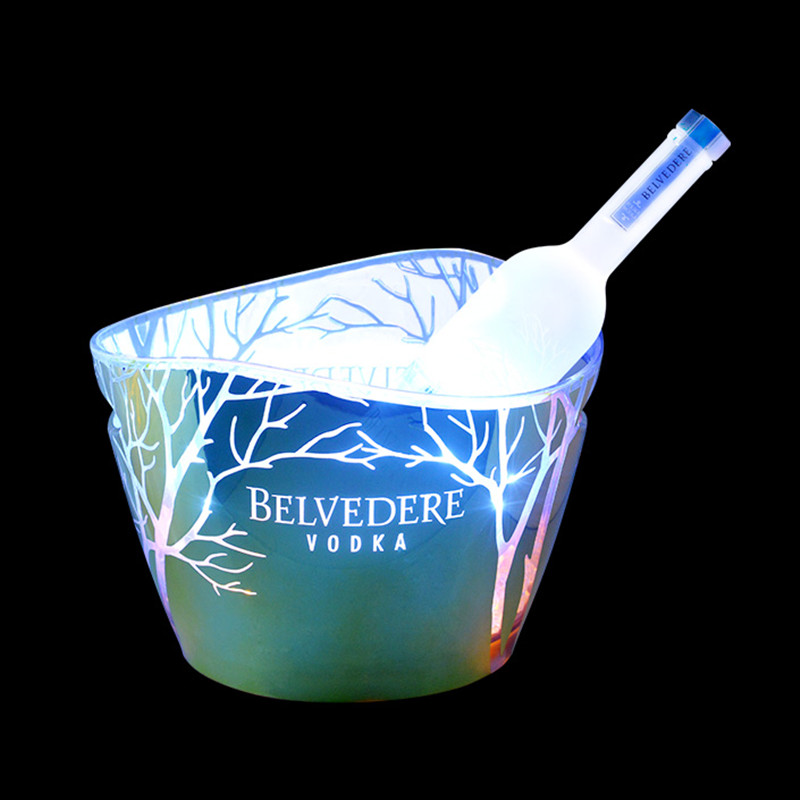 Illuminated ice bucket