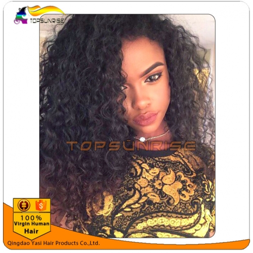 Wholesale Cheape curly u part human hair wig, glueless peruvian hair wig front lace with baby hair