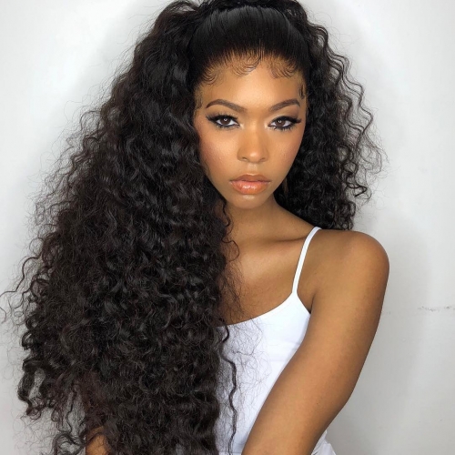 TOP quality 100% human brazilian Hair lace front wigs for black women 300% density free shipping to US
