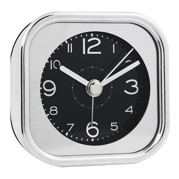 Chrome plating iron table clock