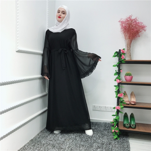 Latest Design Chiffon Muslim Dress LR238,DRESSES