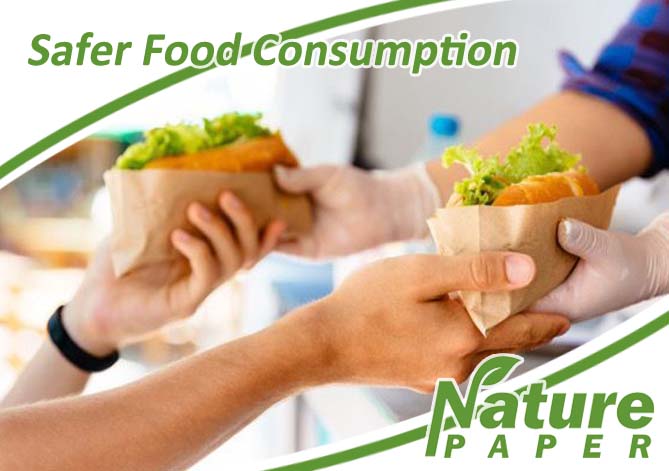 Safer Food Consumption: Nature Paper Food Wrapping Paper
