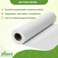 Butter wrapping paper roll size