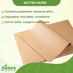 Butter wrapping paper sheet size