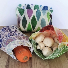 Reusable eco friendly fruit wrapping wax paper