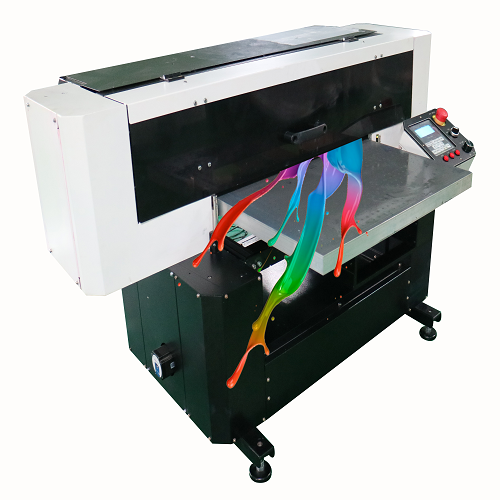 La impresora es un plato libre de todo color de alta tecnología de impresión digital de materiales,