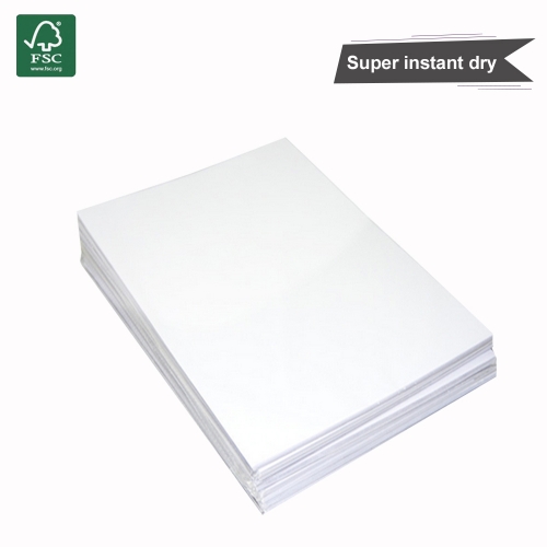 105 g / m2 Hoja de papel de sublimación de secado súper instantáneo