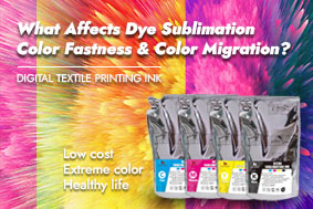 What affects dye sublimation color fastness and color migration?