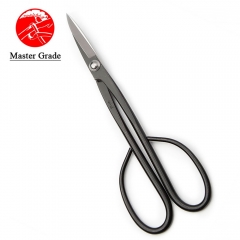 Master Grade 210 Mm Long Handle Forged Bonsai Scissors Made By High-Carbon Alloy Steel From TianBonsai
