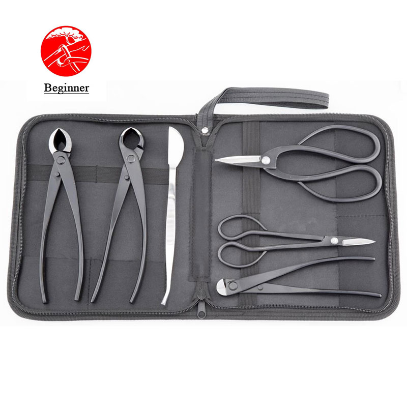 10Pcs Garden Bonsai Tool Carbon Steel Cutter Scissors Kit Durable Portable 