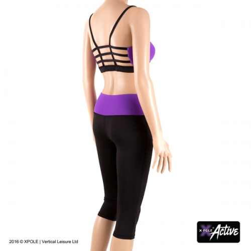 Cropped Black Leggings - X-Pole Canada