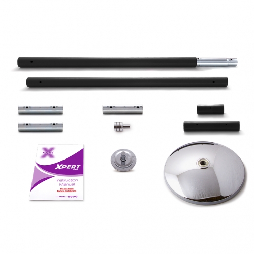 X-Pert 45mm Silicone Black Pole