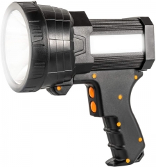 Handheld Flashlight Rechargeable Marine Spotlight with High Lumens CREE LED
