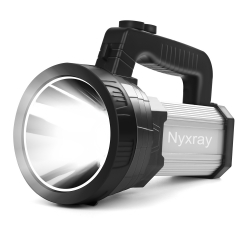 Nyxray Rechargeable Flashlight (Spotlight) with Handle CREE LED Spotlight Waterproof Tactical Torch Led Flashlight