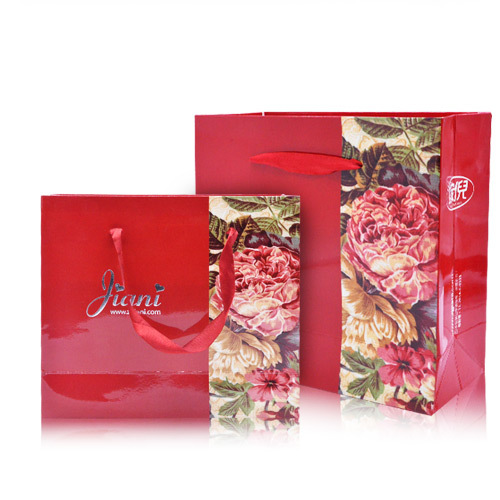 custom made luxury paper shopping gift bag