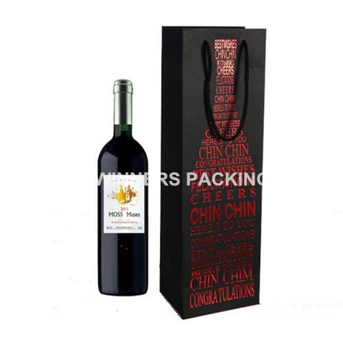 New Design Eco-friendly Paper Wine Gift Bags