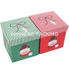 Wholesale Christmas decoration Gift paper box small decorative gift boxes