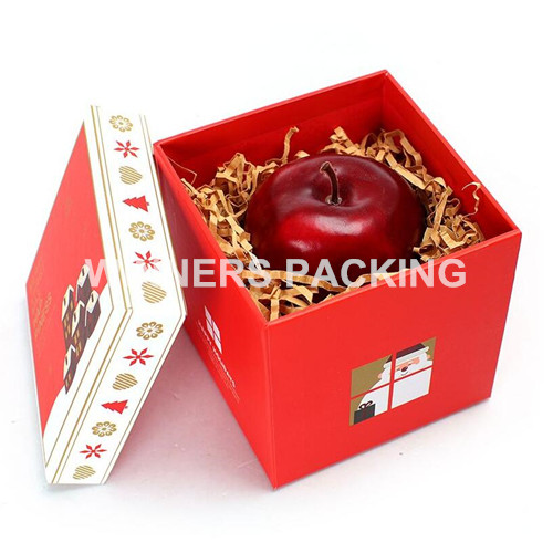Printed paper christmas gift boxes