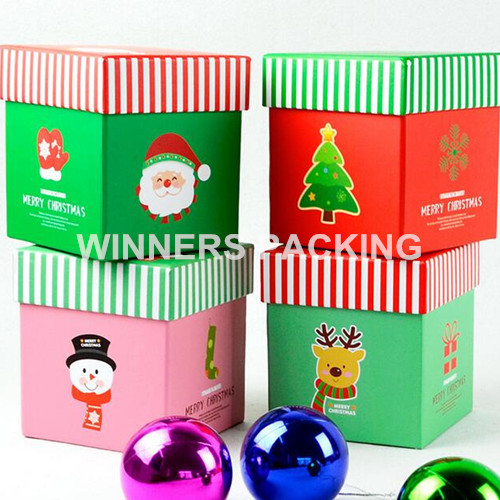 Luxury Customized Decorative Christmas Paper Small Gift Box for Sale