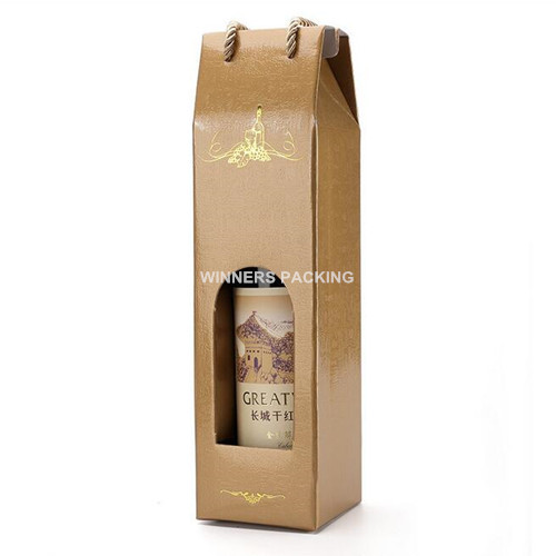 High Quality Wholesale Paper Wine Bags