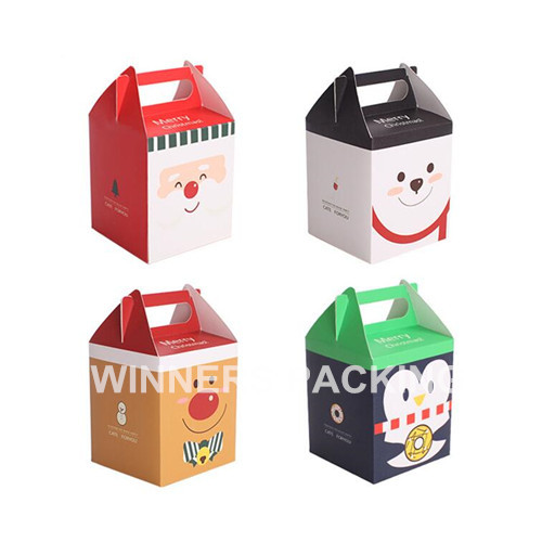 China supplier decorative paper Christmas present boxes