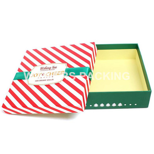 Christmas Luxury Style Custom Printed Gift Packaging Paper Box