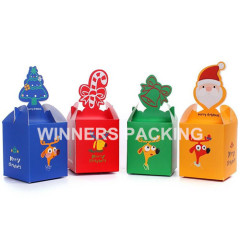 New Arrived small decorative Christmas design custom printed Paper gift box