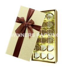 Paper food gift cardboard chocolate packaging box