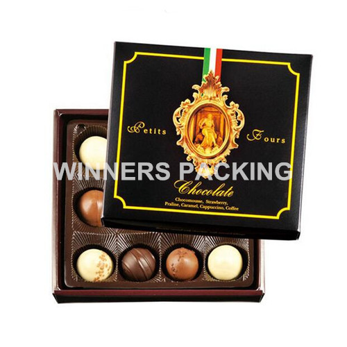 OEM Wholesale Customized Luxury Fancy Paper Chocolate Gift Packaging Box