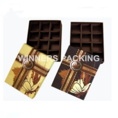 elegant design coated paper chocolate candy boxes
