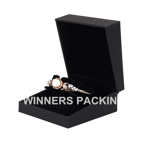 Wholesale Gift Items Jewelry Balck Custom Logo Paper Packaging Box