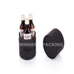 Promotional cardboard wine tube colorful paper round cardboard tubes
