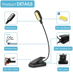 14 leds Rechargeable LED Book Light