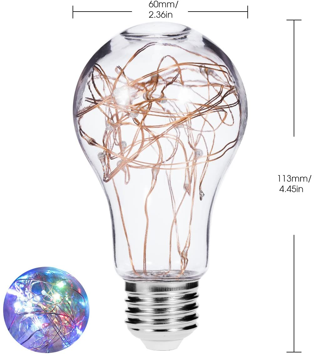 2m string bulb RGB