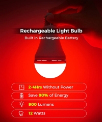 Rechargeable Bulb Red