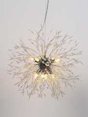 8-Light Modern Firework Shade Crystal Chandeliers