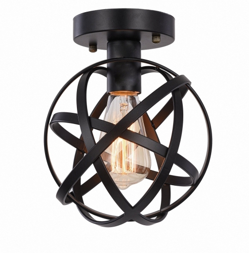 1-Lights Geometric Globe Ceiling Light