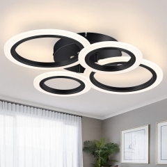 LED Unique Circle Design Ceiling Light