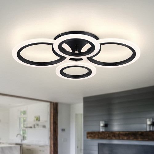 LED Unique Circle Design Ceiling Light