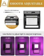 PURPLE Color Square Shape LED Night Light