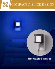 BLUE Color Square Shape LED Night Light