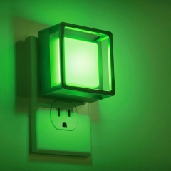 GREEN Color Square Shape LED Night Light