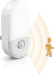 Oval Shape 5000K Motion Sensor Night Light