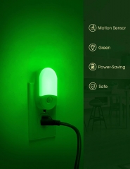 Oval Shape GREEN Motion Sensor Night Light