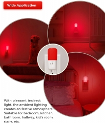 Simple Design RED LED Night Light